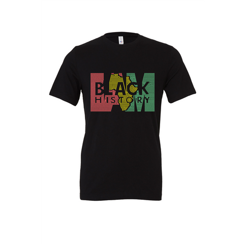 I AM BLACK HISTORY | Rhinestone T-Shirts