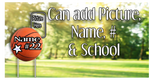 Sporty Yard Signs Single Sided