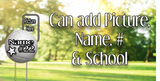 Sporty Yard Signs Single Sided