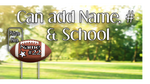 Sporty Yard Signs Single Sided