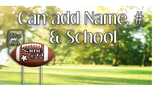 Sporty Yard Signs Single Sided