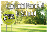 Sporty Yard Signs Single Sided