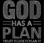 God Has A Plan Inspirational - ss10 Instant Digital Download Art